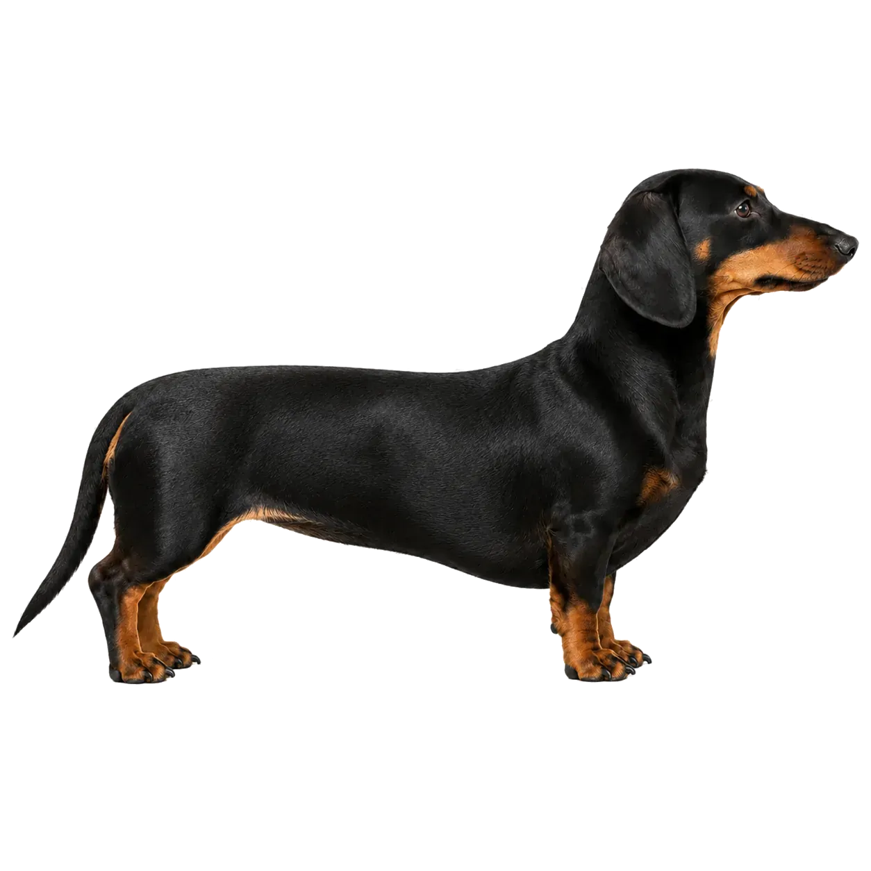 Dog at ideal body condition (BCS 5) — the target for healthy weight management